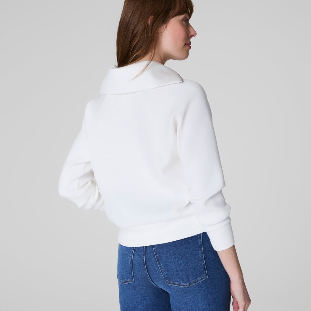 Spanx Air Essentials Half Zip Sweatshirt Small - Picture 2 of 7